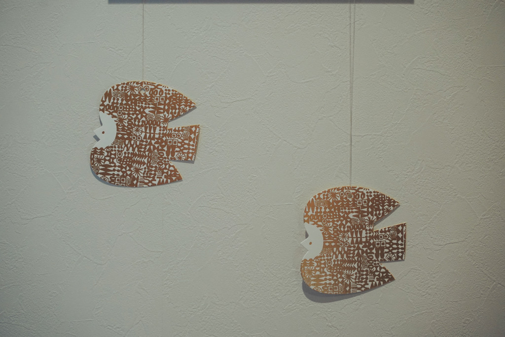 インテリアとして飾っているBIRDS’WORDSのメッセージカード